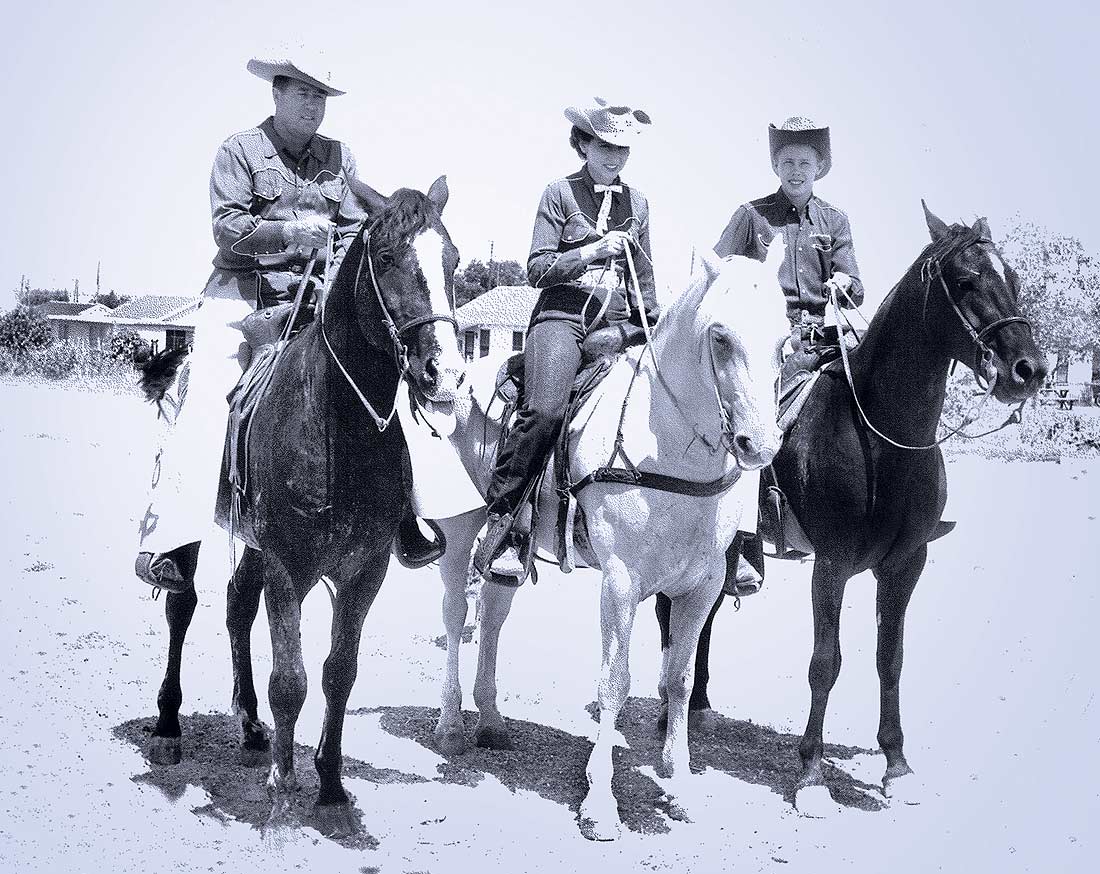 Jack, Margaret, & Bill at JMB Appaloosa Ranch